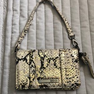 Never used Kenneth Cole faux snakeskin wristlet